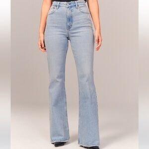Abercrombie & Fitch Curve Love High Rise Vintage Flare Jean